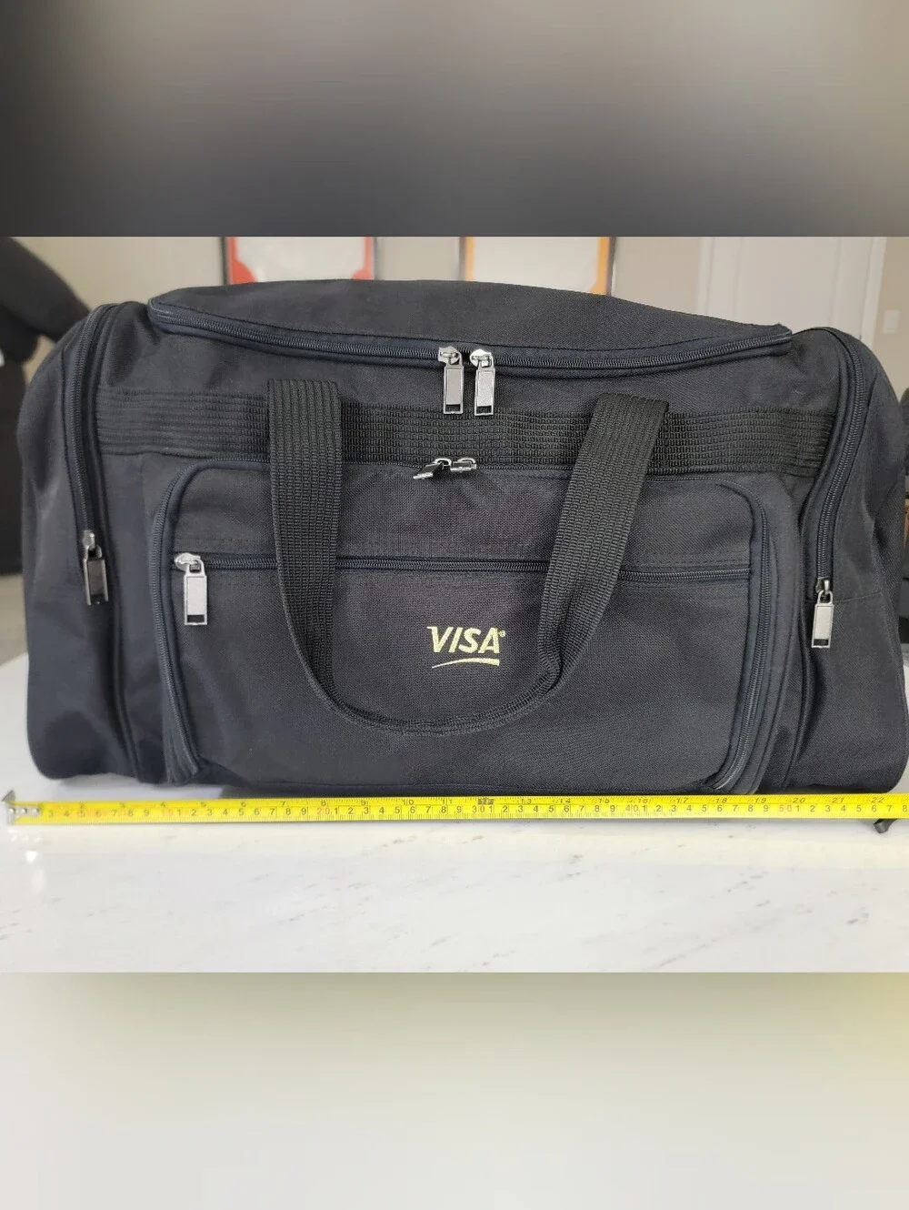 Visa Black Travel Duffle Bag 22